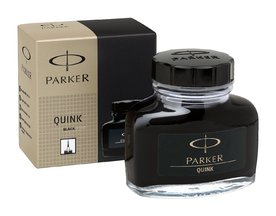 Мастило за писалка Паркер Parker, 57 мл., син, черен