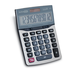 Настолен калкулатор MAS 6906, 12 разряден дисплей, метален панел