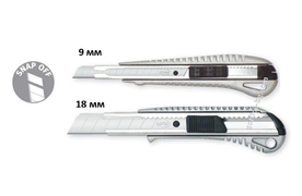 Макетен нож, метален, 9мм, 18 мм