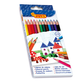 Цветни моливи Jovi, 12 цвята, 24 цвята