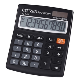 Настолен калкулатор Citizen SDC-810BN, 10 разряден дисплей