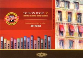 Професионален Сух пастел Кохинор, Koh-I-Noor Toison D`OR, 36 цвята в комплект