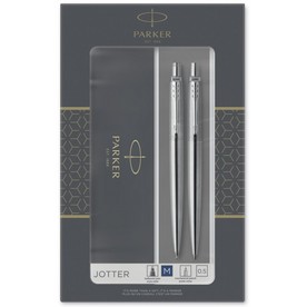 Комплект Химикалка и автоматичен молив Parker Royal Jotter Stainless Steel