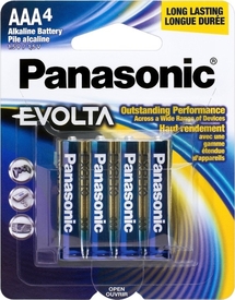 Алкална батерия Panasonic Alkaline Evolta 1.5V AAA / LR03, блистер (4 броя)
