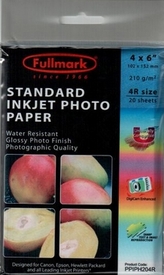 Фотохартия Fullmark Inkjet Photo Paper Glossy, 10х15, 210 g/m2, 20 листа