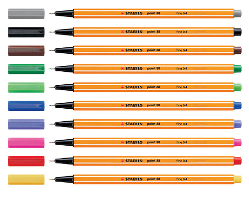 Тънкописец Stabilo Point 88, бр.