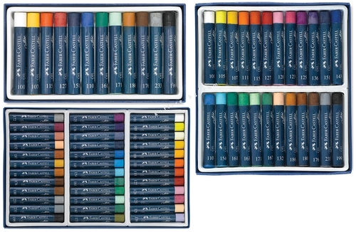 Цветни маслени пастели Faber-Castell Creative Studio, 12 цвята, 24 цвята, 36 цвята
