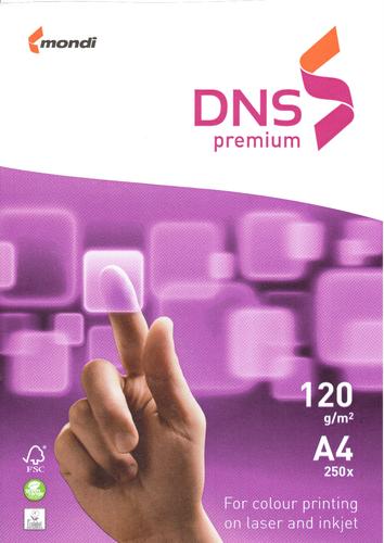 Бял копирен картон А4 DNS Premuium Mondi, 120 гр., 250 листа