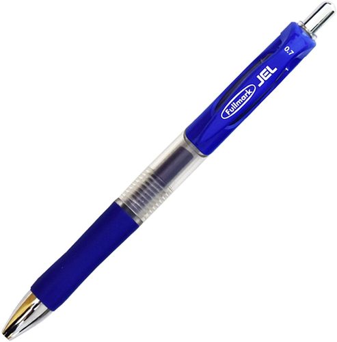Гел химикалка Fullmark 0.7 мм, синя, черна