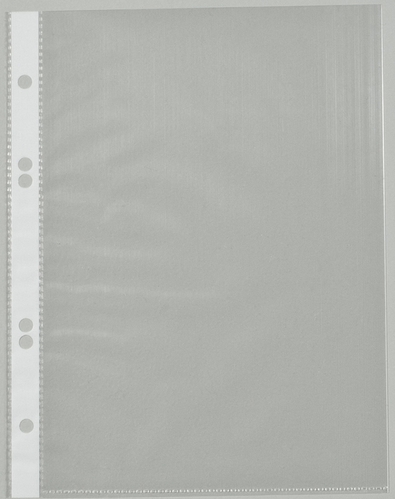 Плик джоб А5 с перфорация, кристал, 80 микрона, 100 броя
