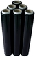 Черно Стреч фолио за ръчно палетизиране, 500 мм / 23 mik / 1.8 кг