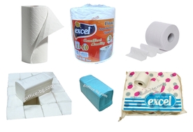 Тоалетна хартия, салфетки, кухненски ролки