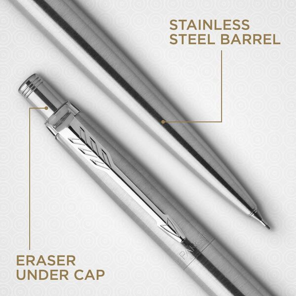 Комплект Химикалка и автоматичен молив Parker Royal Jotter Stainless Steel - Image 4