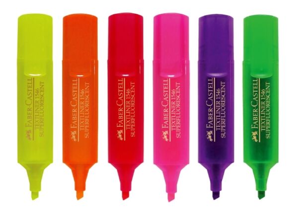 Текстмаркер Faber-Castell Neon 1546 неон, комплект 7+1 - Image 4