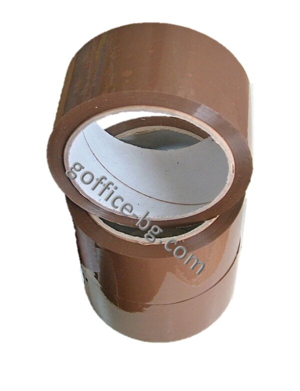 Опаковъчно тиксо, 48 мм x 60 м., прозрачно, кафяво - Image 2