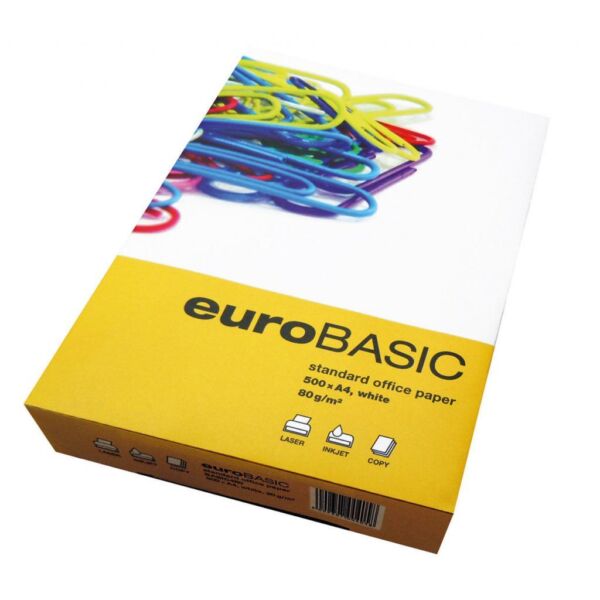 Копирна хартия EuroBasic A4, 80 гр., 500 листа - Image 2