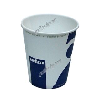 Картонени чаши за топли напитки, 7 oz, 190 мл, 100 броя