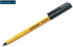 Химикалка Schneider Tops 505 F, жълто тяло