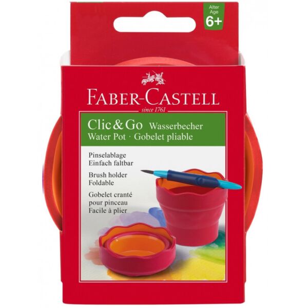 Чаша за рисуване, сгъваема, Faber-Castell Click&Co - Image 6
