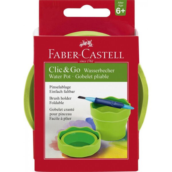 Чаша за рисуване, сгъваема, Faber-Castell Click&Co - Image 4