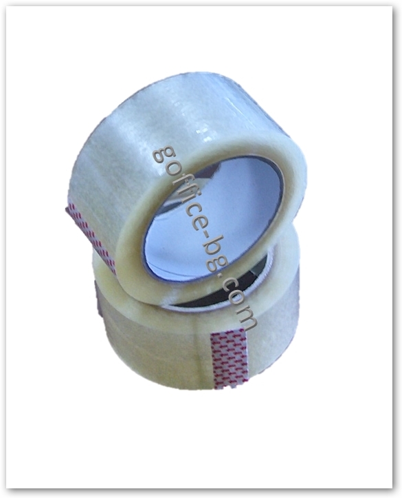 Опаковъчно тиксо, 48 мм x 100 м., кашон, 54 броя, прозрачно, кафяво - Image 4