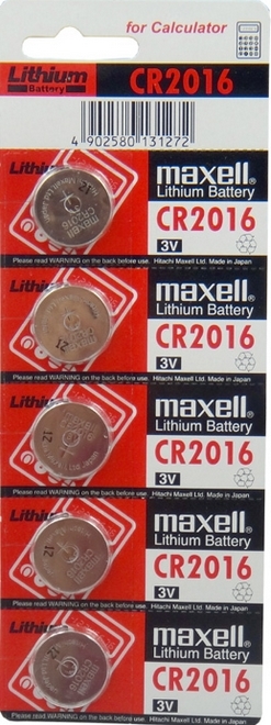 Литиева батерия CR2032, CR2025, CR2016, CR1616, CR2450, 1 брой