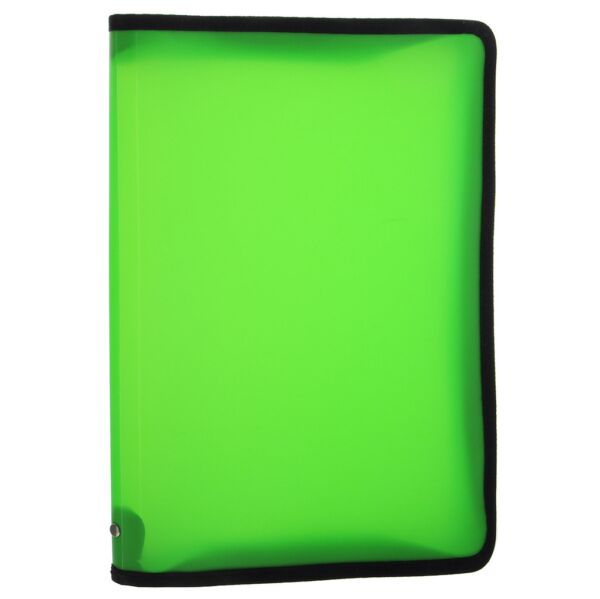 Папка с цип ErichKrause A4 Neon, неонови цветове - Image 2