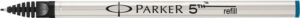 Пълнител Паркер Parker 5th, метален, F 0.7 мм