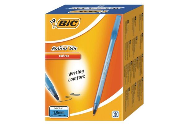 Химикалка BIC Round Stic M Classic, 1.00 мм, бр., кут. - Image 5