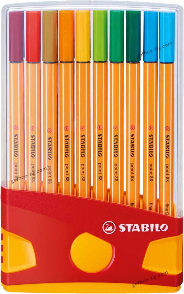Тънкописец Stabilo Point 88 Color Parade, комплект 20 цвята в PP кутия - Image 3