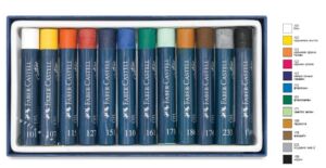 Цветни маслени пастели Faber-Castell Creative Studio, 12 цвята, 24 цвята, 36 цвята
