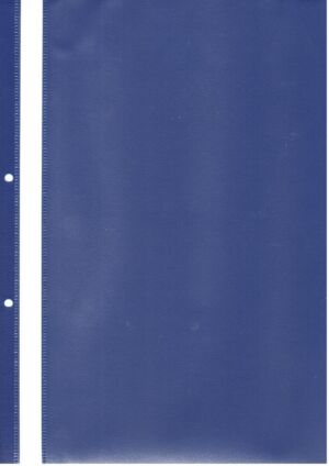 Папка PVC с прозрачно лице A4, с перфорация, бр.