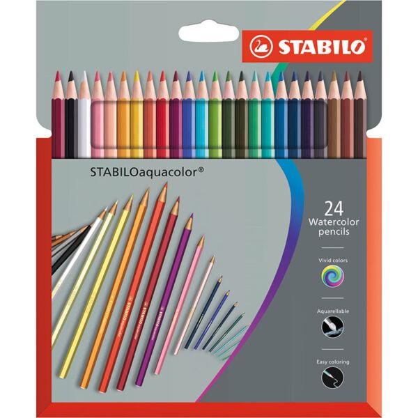Акварелни цветен молив Stabilo, 12 цвята, 24 цвята - Image 3