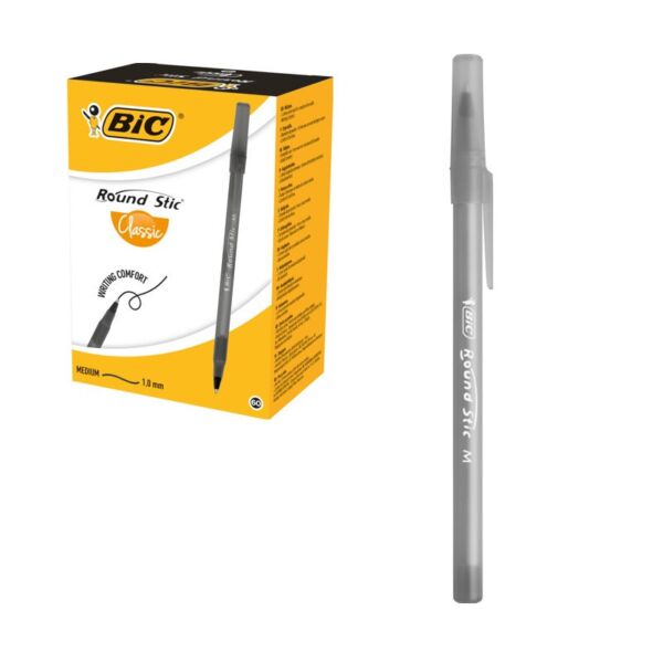 Химикалка BIC Round Stic M Classic, 1.00 мм, бр., кут. - Image 10