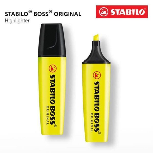 Текст маркер Stabilo Boss Original, комплект (4 цвята), неон, пастел - Image 9