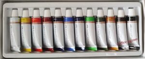 Акрилни бои Faber-Castell, 12 цвята х 20 мл.