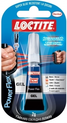 Секундно гъвкаво лепило Loctite Super Bond Power Gel, 3 g