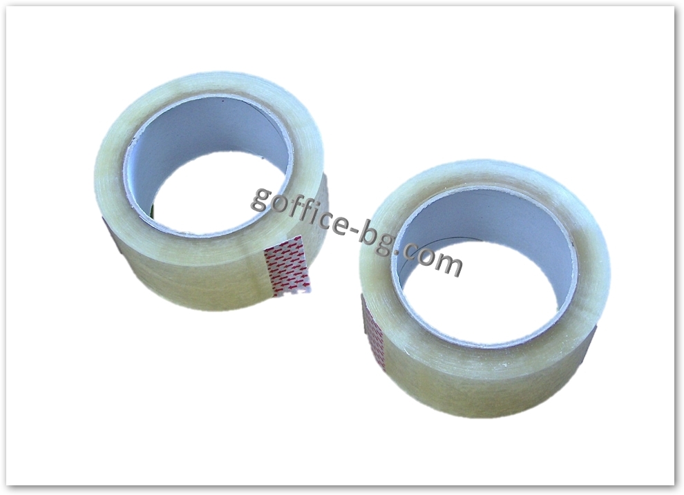 Опаковъчно тиксо, 48 мм x 100 м., кашон, 54 броя, прозрачно, кафяво - Image 5