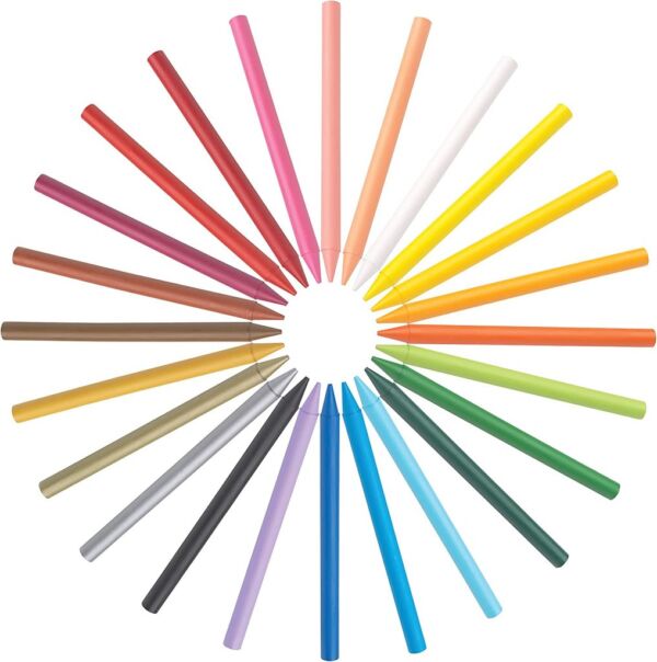Цветни восъчни пастели BIC Plastidecor, 12 цвята - Image 3