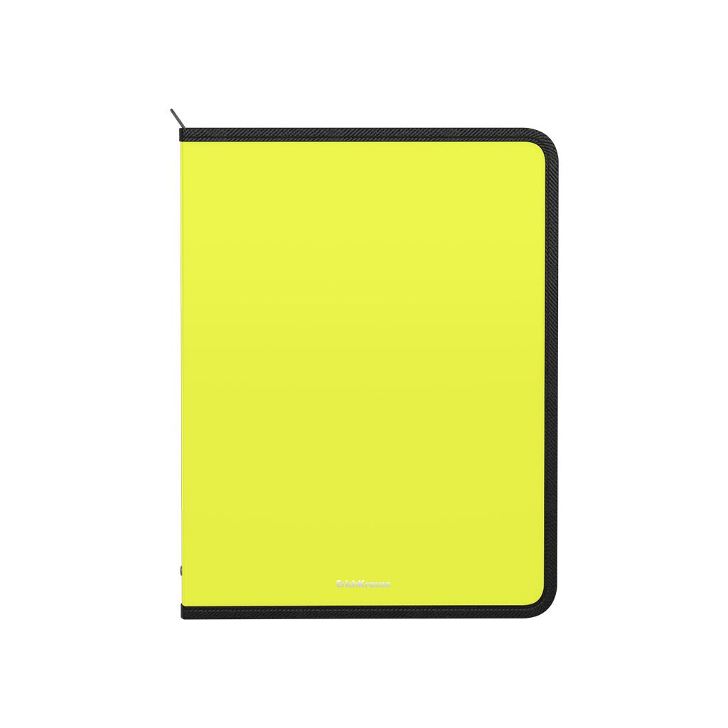 Папка с цип ErichKrause A4 Neon, неонови цветове - Image 6