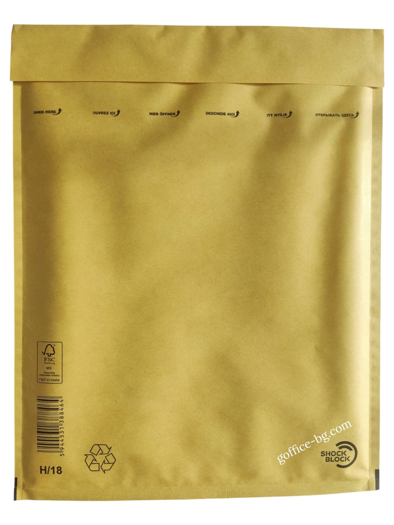 Плик с въздушни мехури 290 х 370 мм, Н18