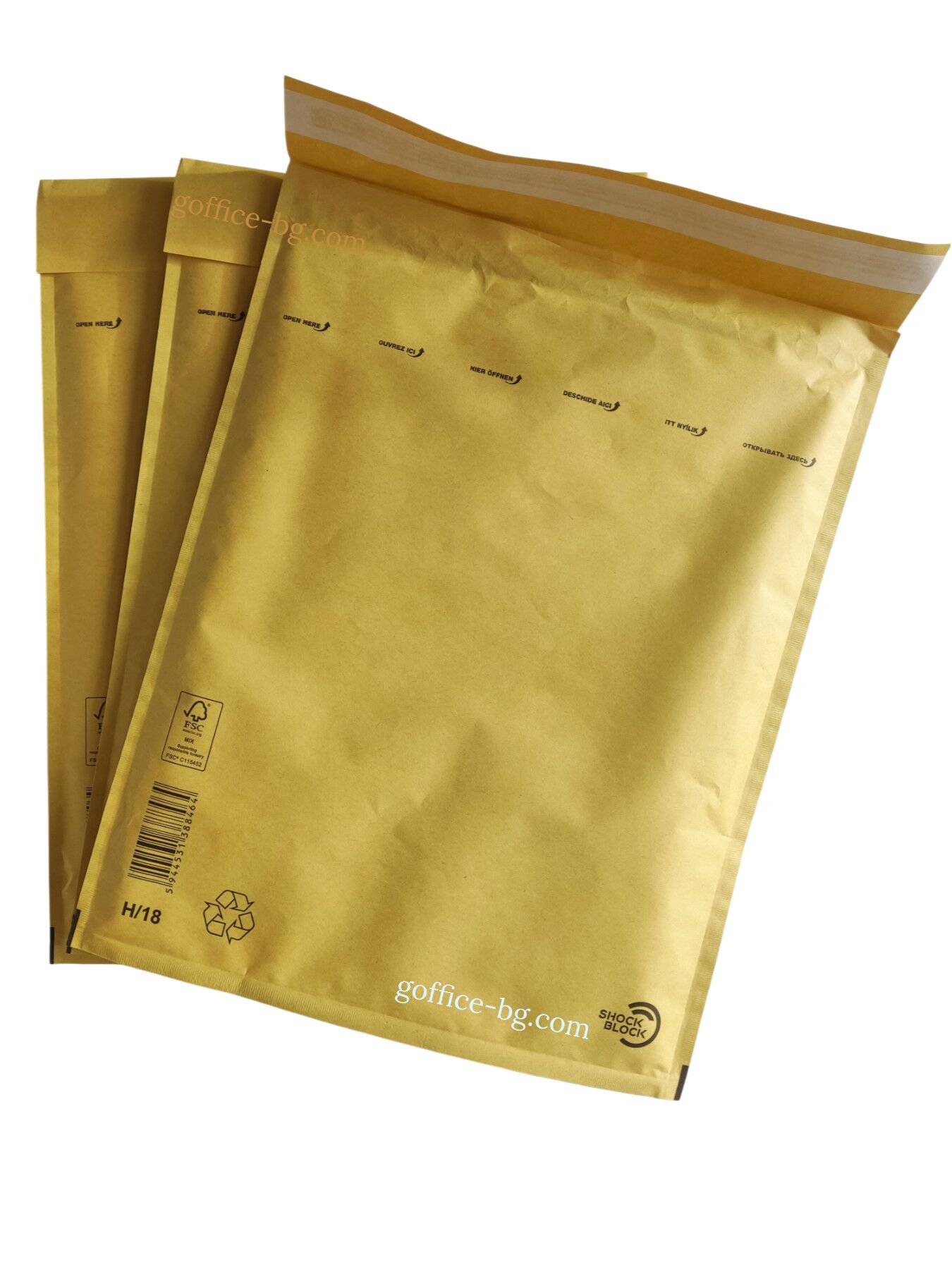 Плик с въздушни мехури 290 х 370 мм, Н18 - Image 2