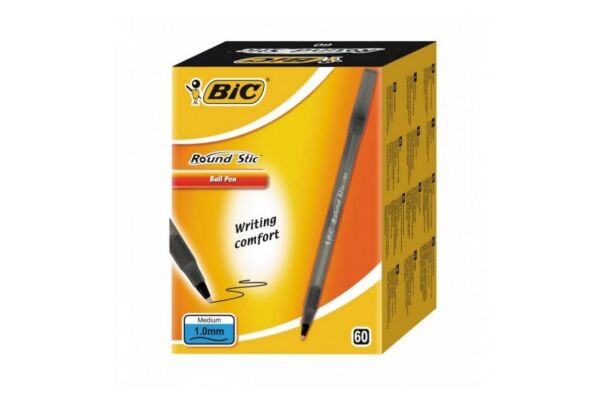 Химикалка BIC Round Stic M Classic, 1.00 мм, бр., кут. - Image 6