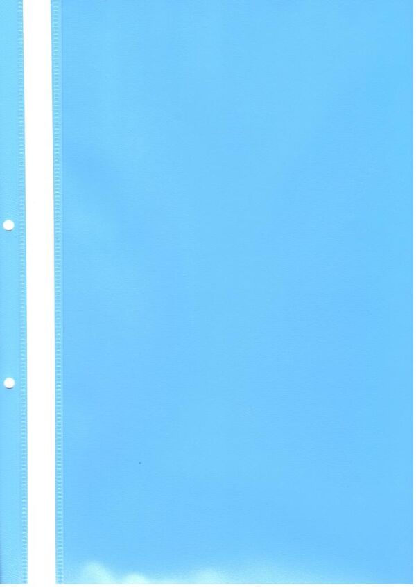 Папка PVC с прозрачно лице A4, с перфорация, бр. - Image 7