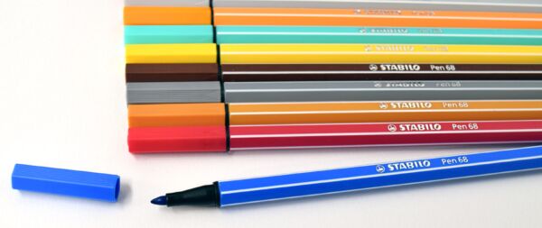 Акварелни флумастри Stabilo Pen 68, 10 броя комплект - Image 4