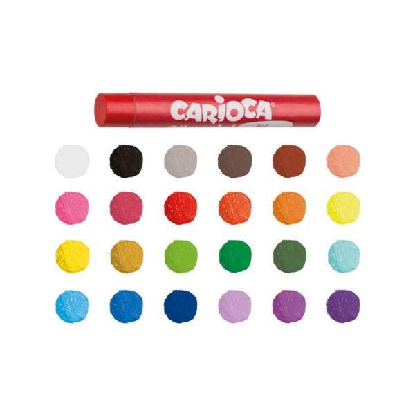 Цветни маслени пастели Carioca, 12 цвята, 24 цв., 50 цв. - Image 2