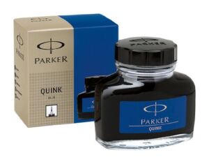 Мастило за писалка Паркер Parker, 57 мл., син, черен