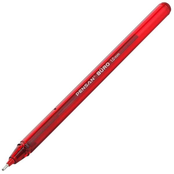 Химикалка Pensan Buro, 1.00 mm, син, червен, черен, бр. - Image 6
