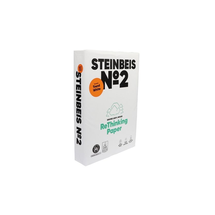 Копирна хартия рециклирана, сива Steinbes №1 A4 100 % Recycled, 80 гр., 500 листа - Image 3