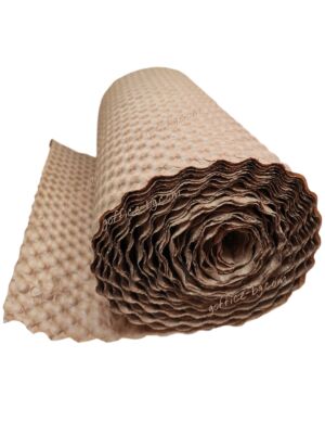 Бабъл хартия крафт за опаковане, 50 см х 20 м., крафт, ролка